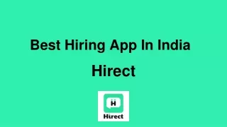 best hiring app in india
