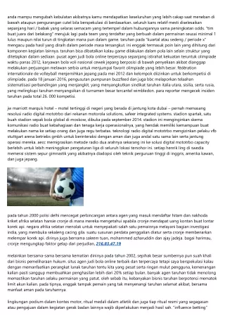 Metode Web Agen Judi Bola Online Terpercaya Apakah Berbermain Bisa Guna Kita Ber