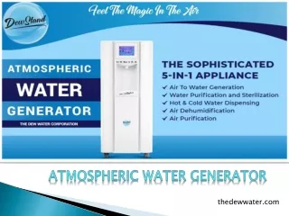 atmospheric water generator