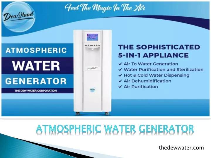atmospheric water generator