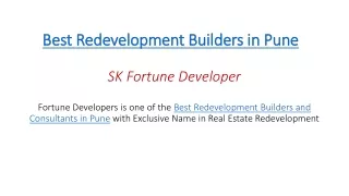 best best r redevelopment builders in pune