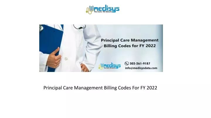 principal care management billing codes
