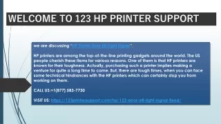 123 HP PRINTER ERROR USA Call  1(877) 583-7730