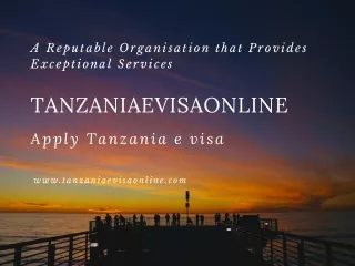 Tanzania e visa