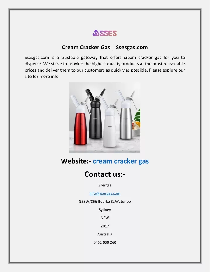 cream cracker gas ssesgas com