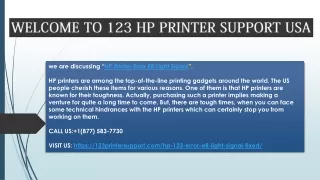 123 HP PRINTER ERROR USA Call  1(877) 583-7730