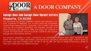 Tips on choosing the right garage door company.