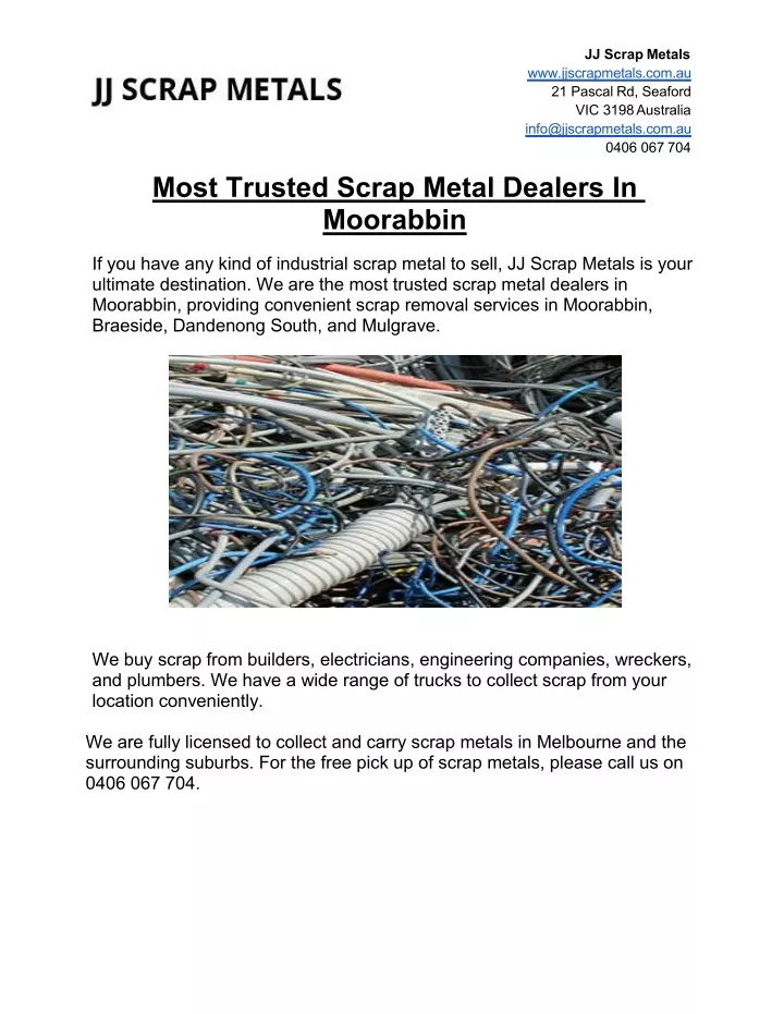 jj scrap metals