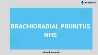 Brachioradial Pruritus NHS
