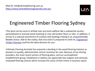 Engineered Timber Flooring