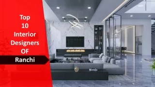 top 10 interior designers of ranchi