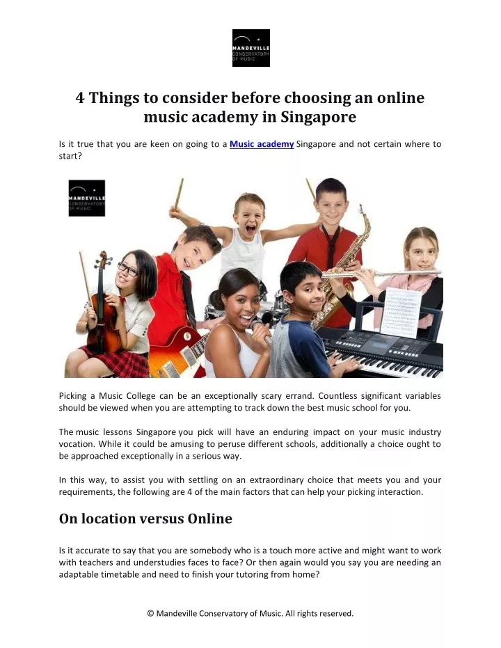 4 things to consider before choosing an online
