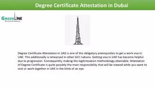 degree certificate a ttestation in d ubai