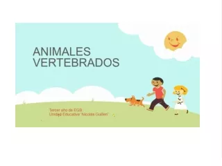 ANIMALES VERTEBRADOS