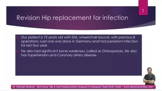 revision hip replacement for infection