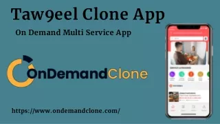 taw9eel clone app