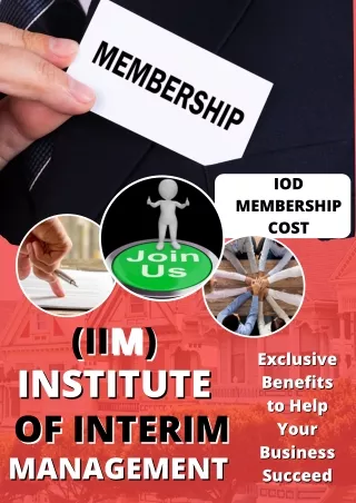 Benefits IoD Membership | IOD membership cost