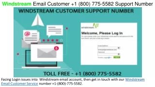 windstream email customer 1 800 775 5582 support