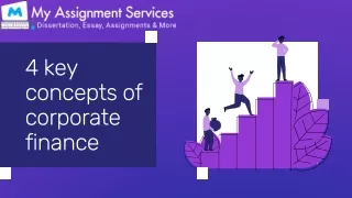 4 key concepts of corporate finance