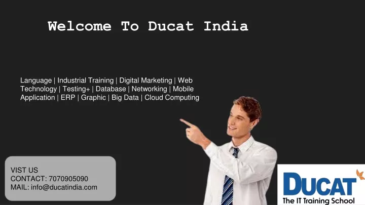 welcome to ducat india