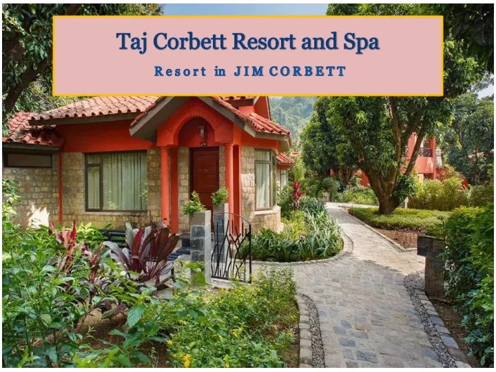 taj corbett resort