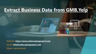 extract business data from gmb yelp