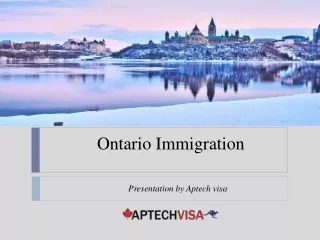 Ontario Provincial Nominee Program (PNP) - Aptech Visa