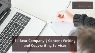 Eli Bear Company - Copywriting and Content Creation,