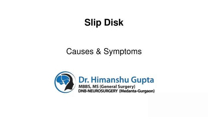 slip disk