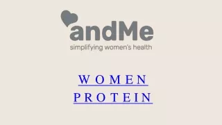 andMe Women Protein | Plant-Based | 500g | Chocolate Almond | Vegan Protein
