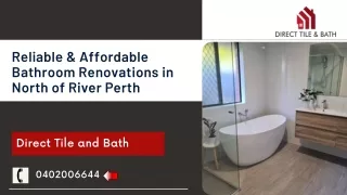 Superior Bathroom Renovations in South and North of River Perth