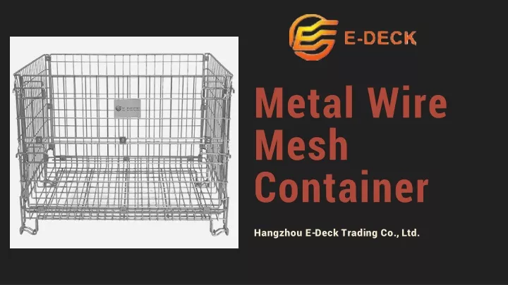 metal wire mesh container