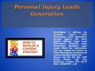 personal injury leads generation