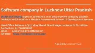 software company in lucknow uttar pradesh