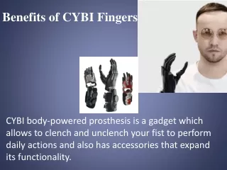 Benefits of CYBI Fingers