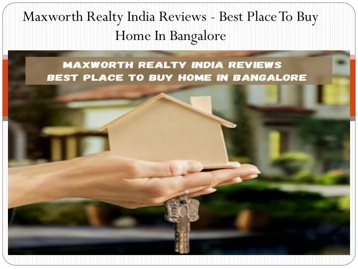 maxworth realty india reviews best place