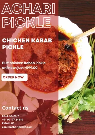 Chicken Kabab Pickle