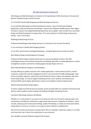 SEO Web Development Company UK-converted