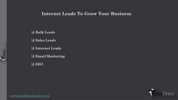 internet leads to grow your business