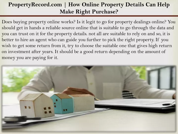 propertyrecord com how online property details