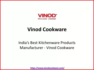 Pressure Cookers - Vinod Cookware