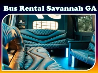 Bus Rental Savannah GA