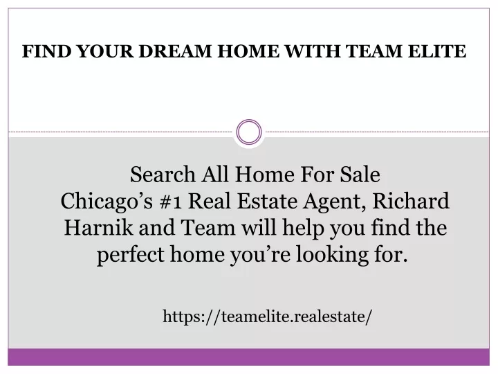 find your dream home with team elite