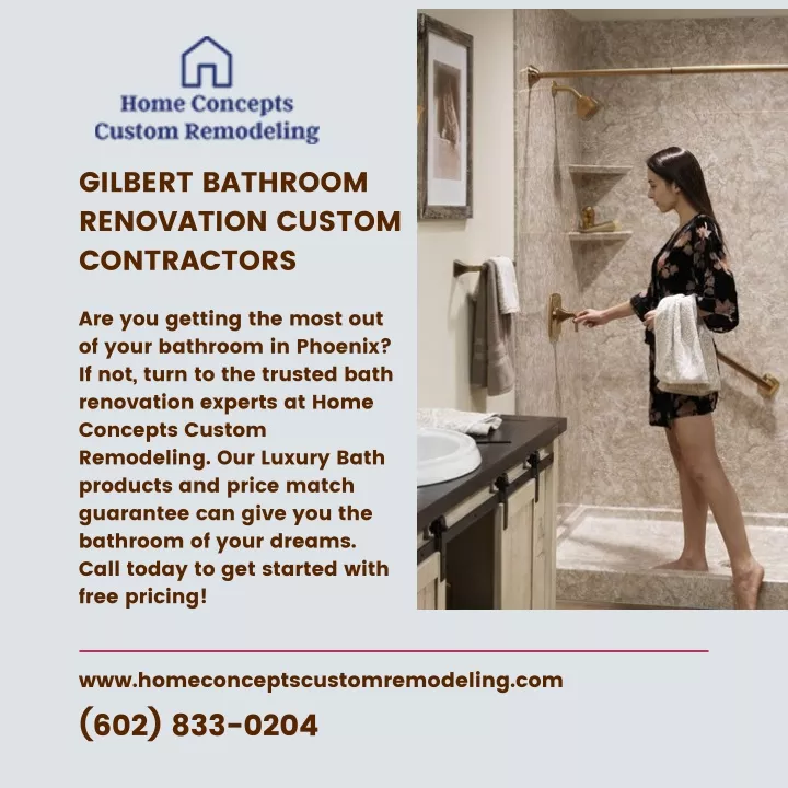 gilbert bathroom renovation custom contractors