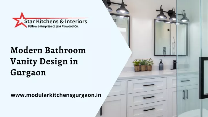 modern bathroom vanity design in gurgaon