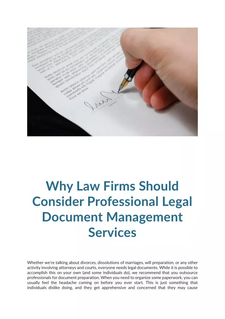 why law firms should consider professional legal