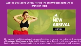 Want To Buy Sports Shoes Here Is The List Of Best Sports Shoes Brands In India