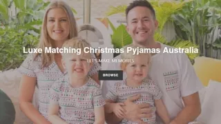Family Christmas Pyjamas in Australia