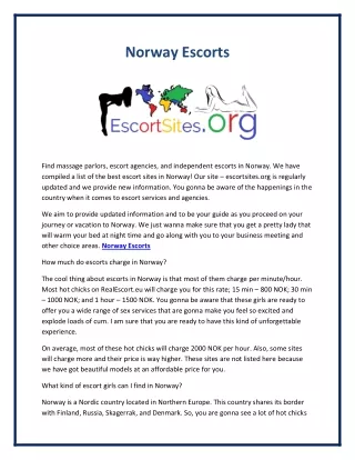 norway escorts