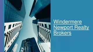 Newport Homes For Sale_Windermere Newport Realty Brokers